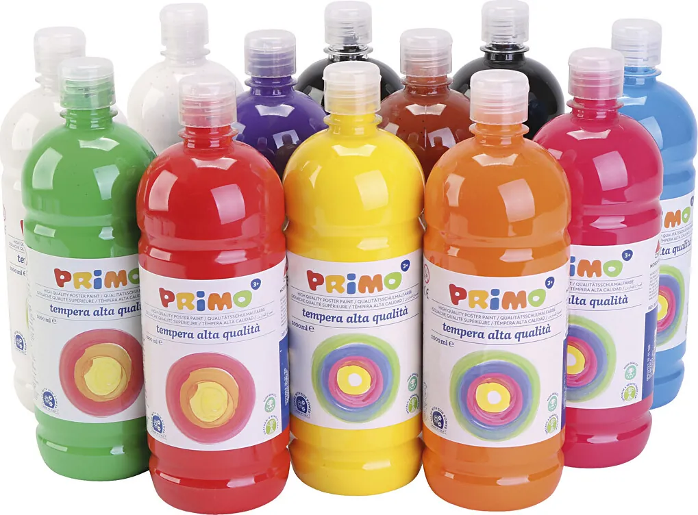 Skole Temperamaling Mat Assorterede Farver