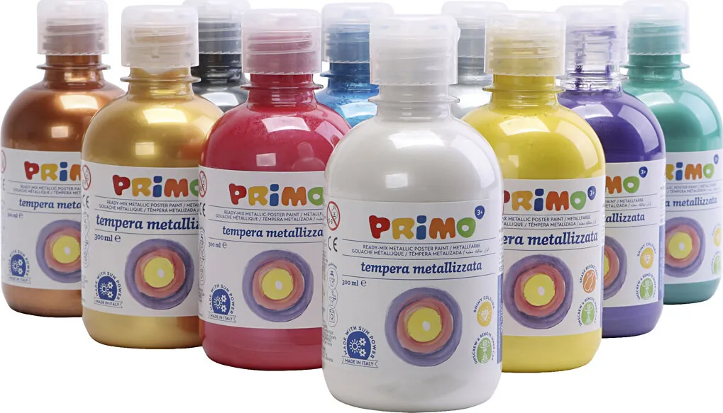 Skole Temperamaling Metallic