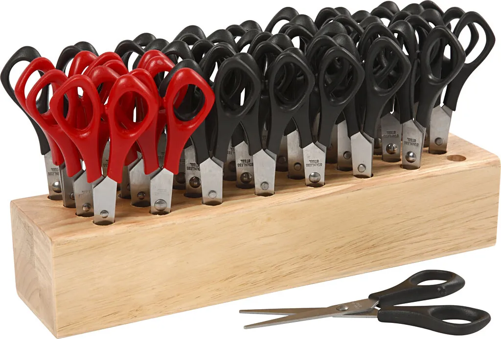 Skolesakse Med Holder