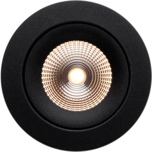SLC One 360° SunLike indbygningsspot, 2700K, sort