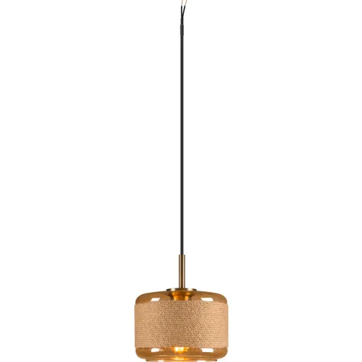 SLV Pantilo Rope pendel, guld, Ø19 cm