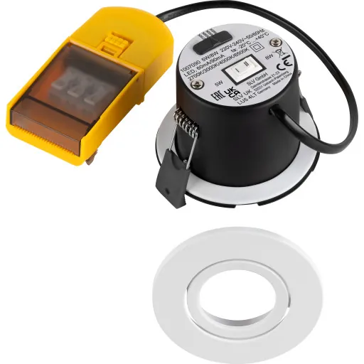 SLV Universal indbygningsspot, hvid, 12-pak
