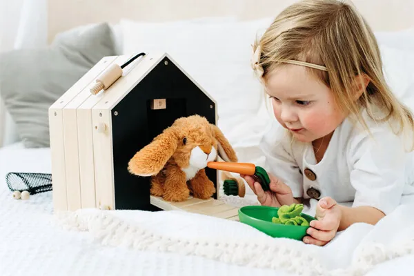 Small Foot Kaninbur Med Løbegård