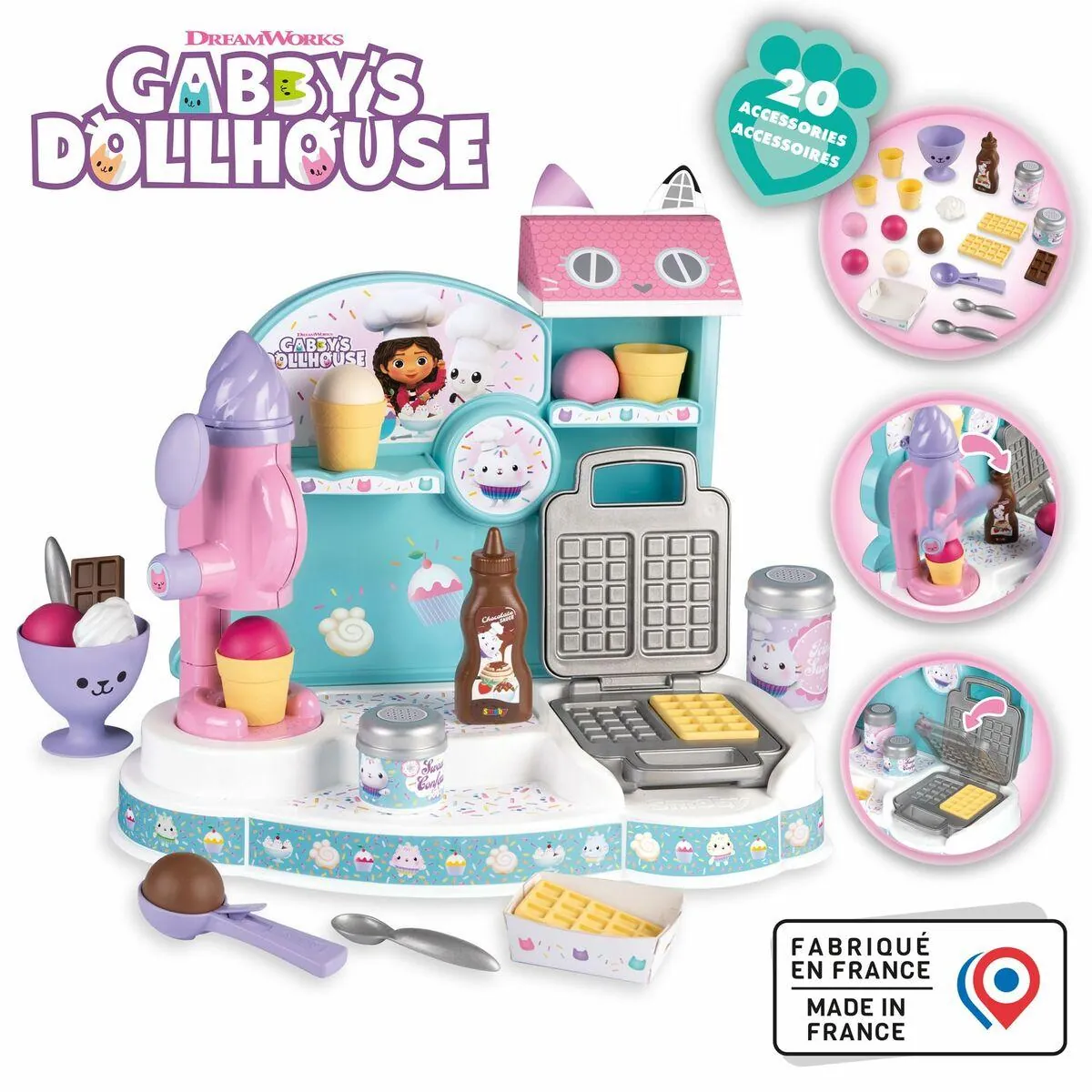 Smoby Gabbys Dollhouse Legekøkken