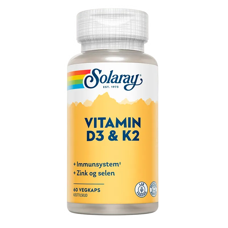Solaray Vitamin D3 & K2