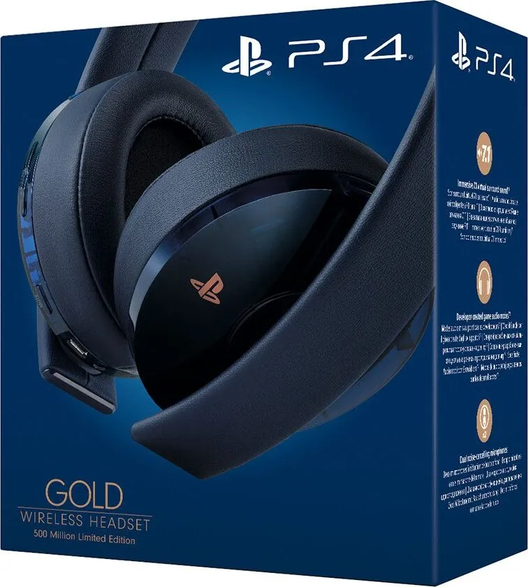 Sony PS4 Gold Wireless Headset