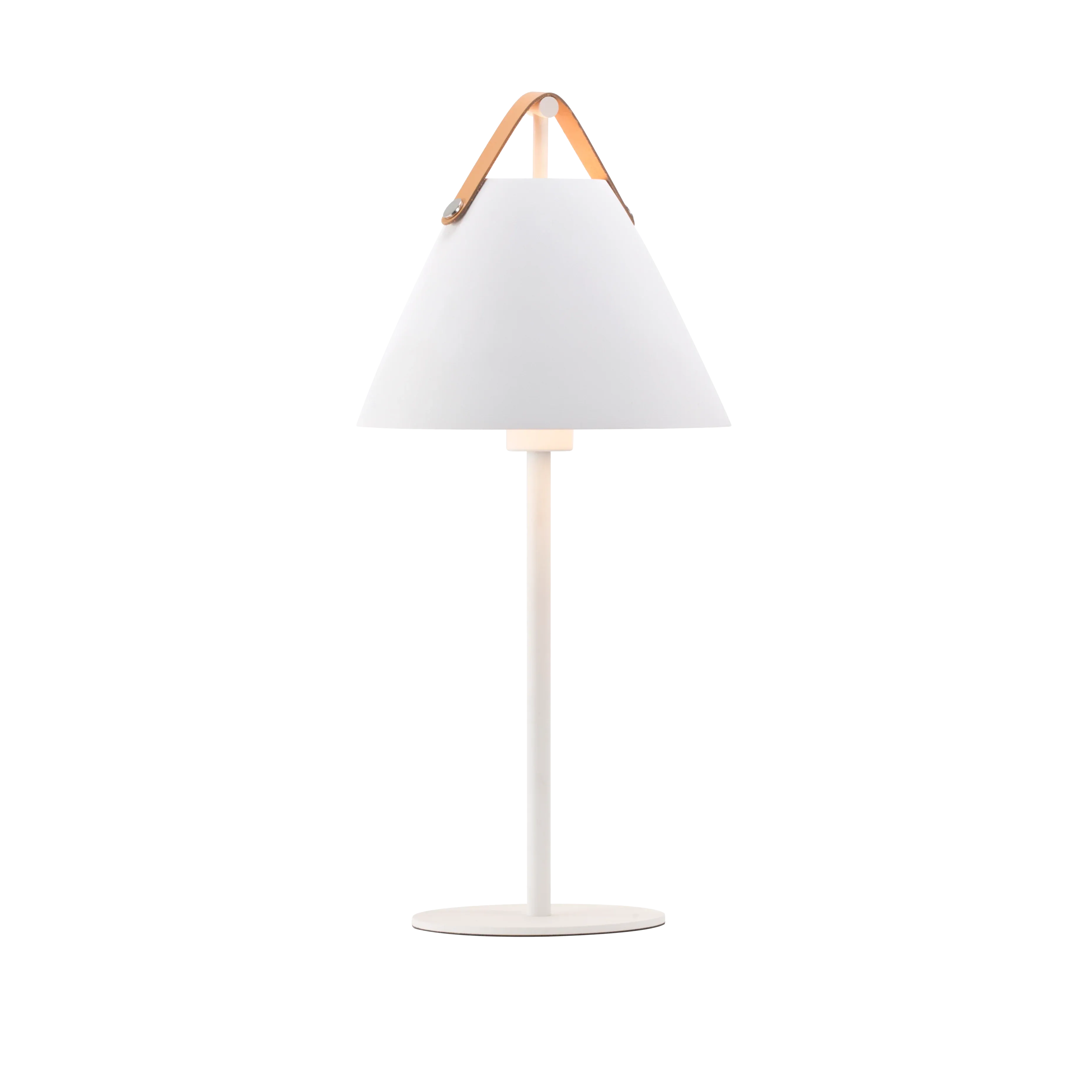 Strap Bordlampe Hvid