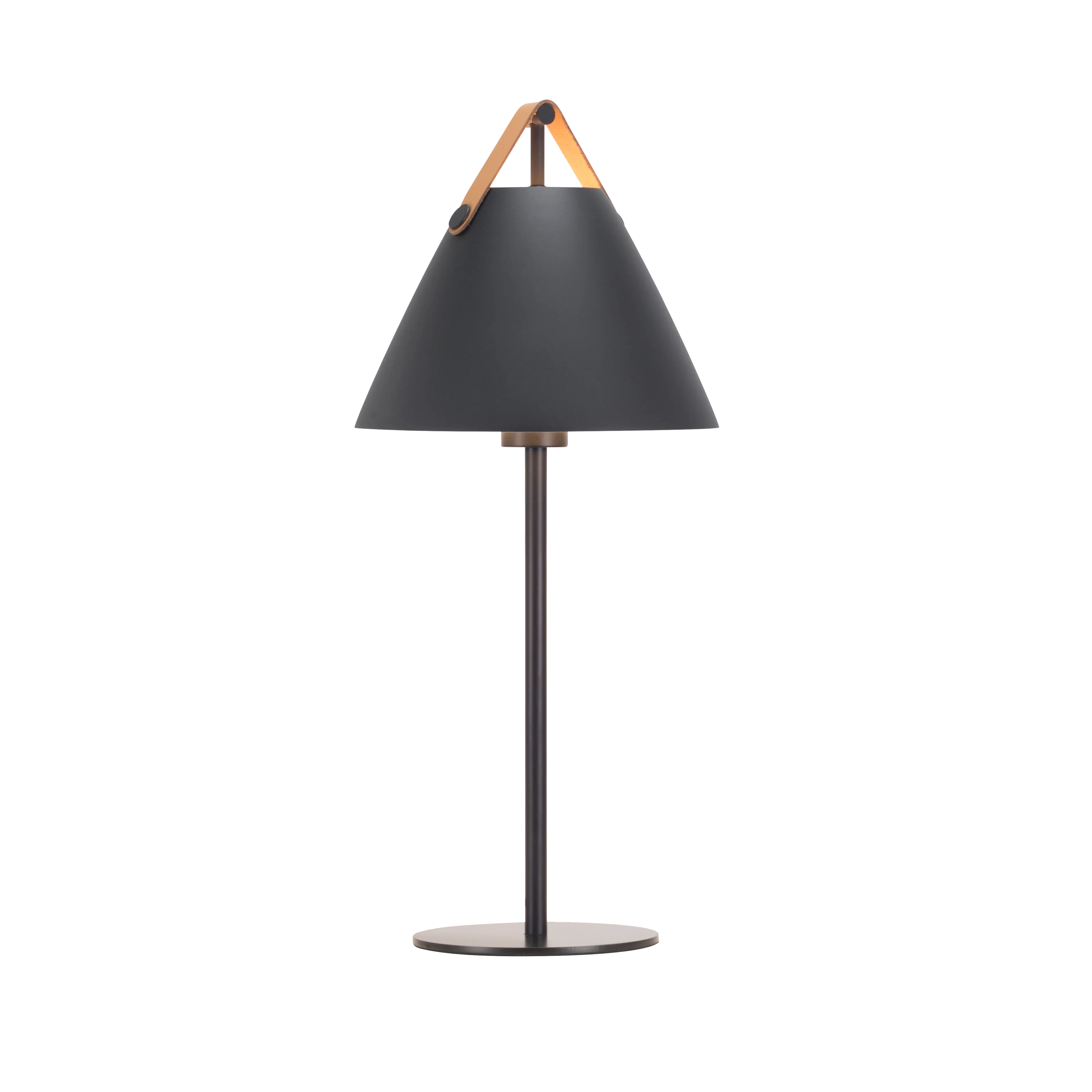 Strap Bordlampe Sort