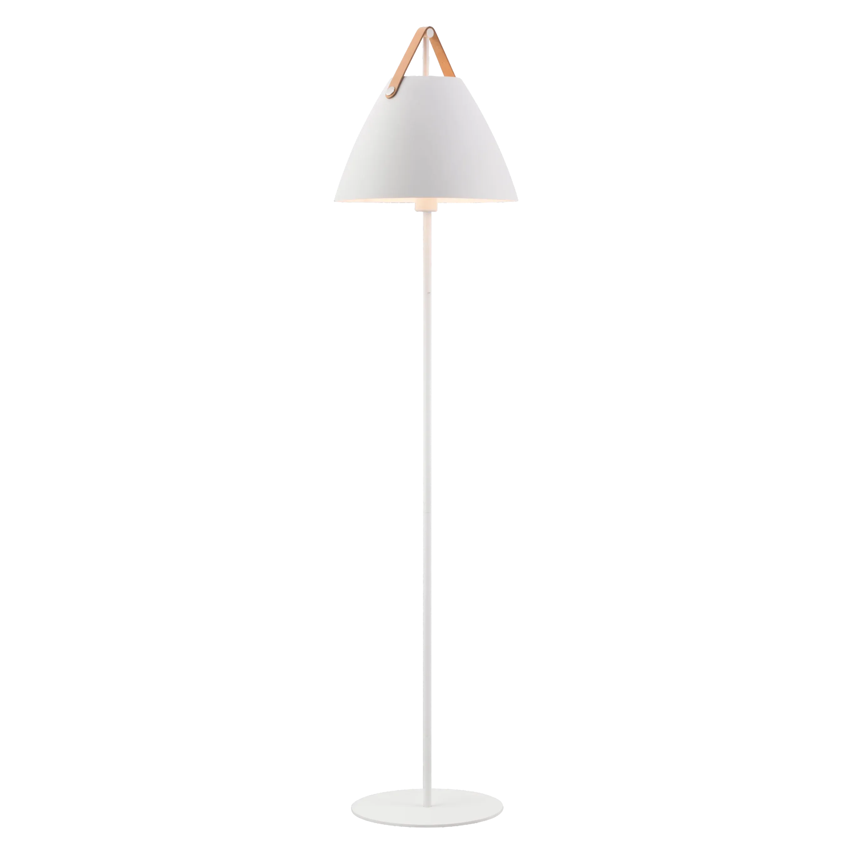 Strap Gulvlampe Hvid