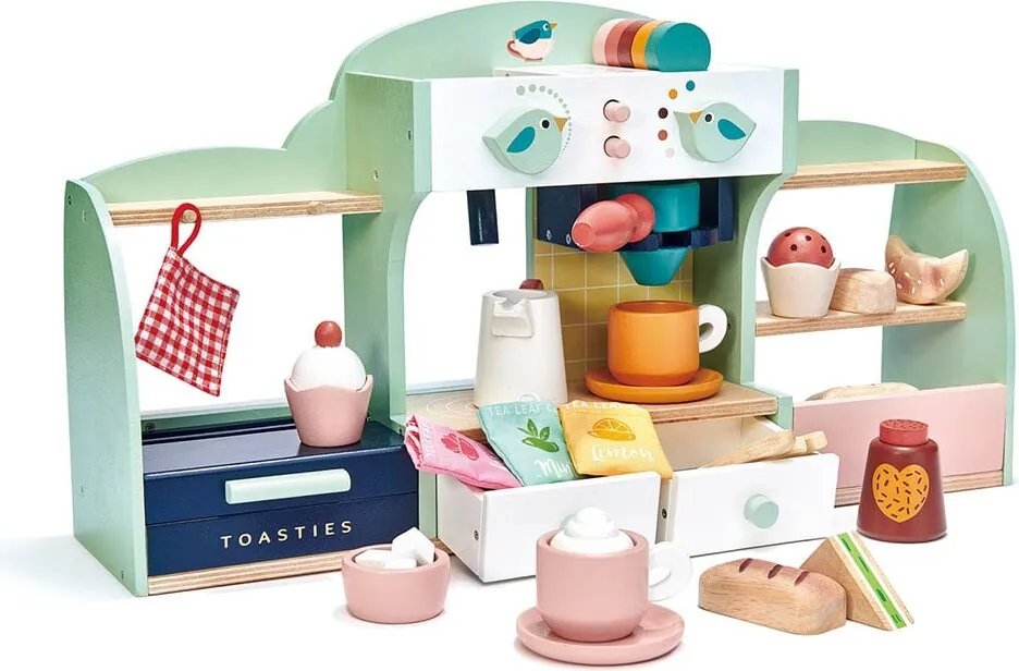 Tender Leaf Legetøjs Kaffemaskine Café Sæt