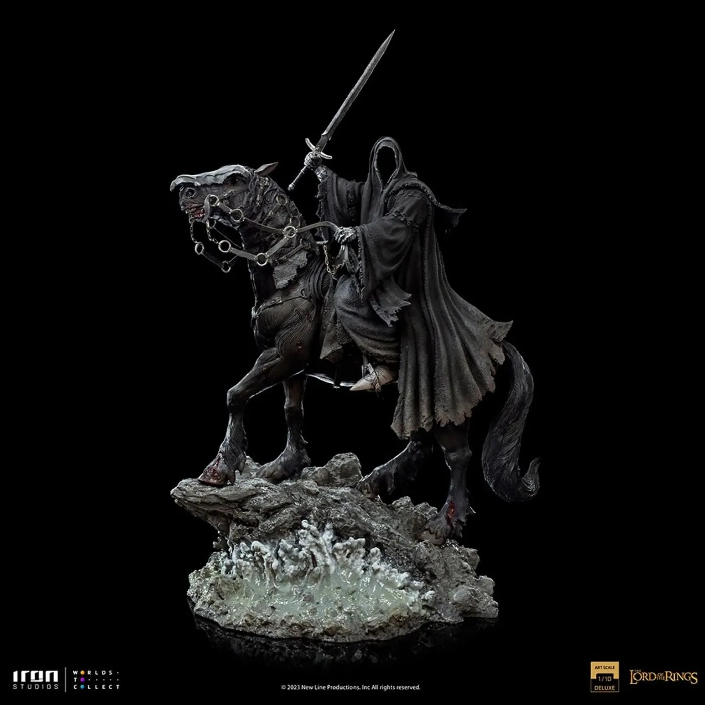 The Lord Of The Rings Nazgul On Horse Deluxe Statue