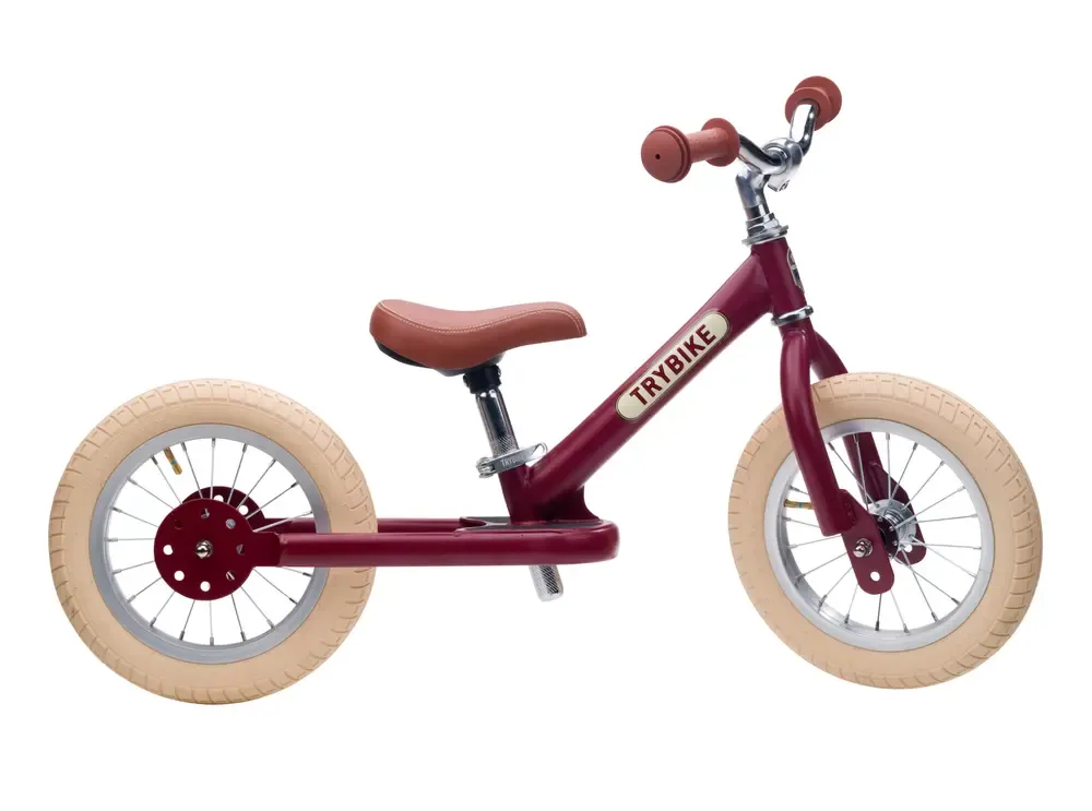 Trybike 2-Hjulet Løbecykel Vintage Rød