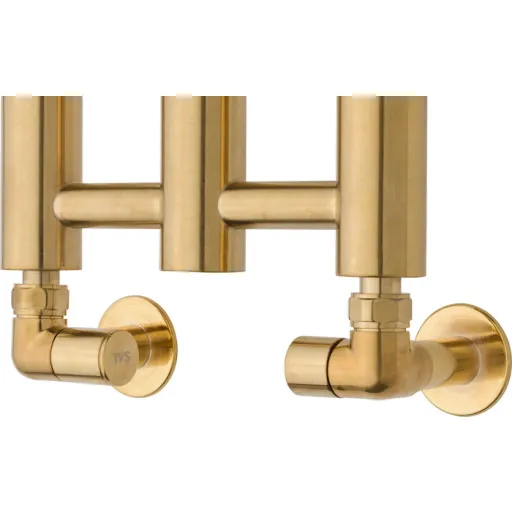 TVS Hjørnevinkel Ventilsæt 150 Børstet Guld