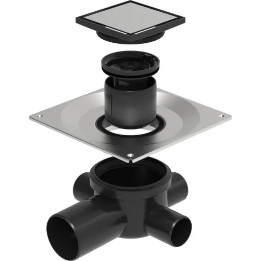 Unidrain Highline Kvadrat Custom gulvafløb