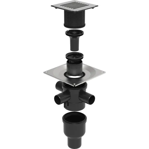 Unidrain Kvadrat ClassicLine gulvafløb