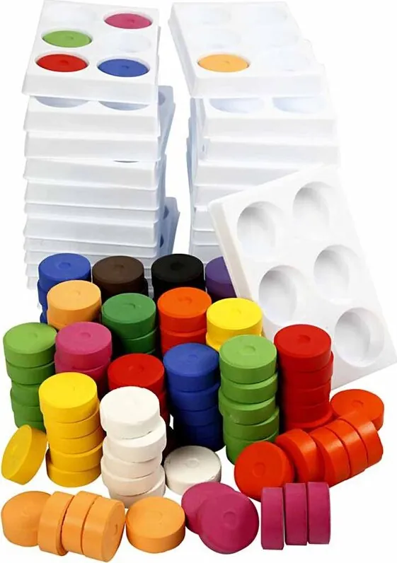 Vandfarve Sæt 144 Blokke