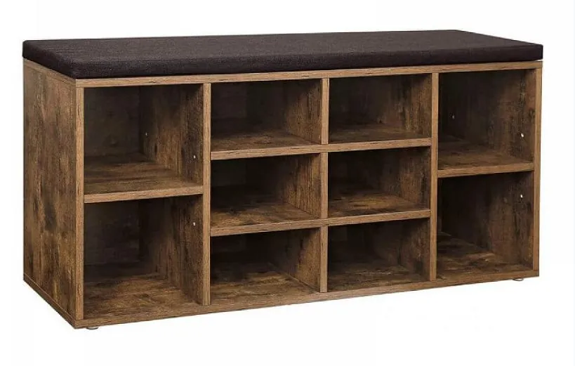 VASAGLE polstret opbevaringsbænk