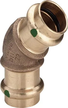 Viega Sanpress Bøjning 45° 54 mm