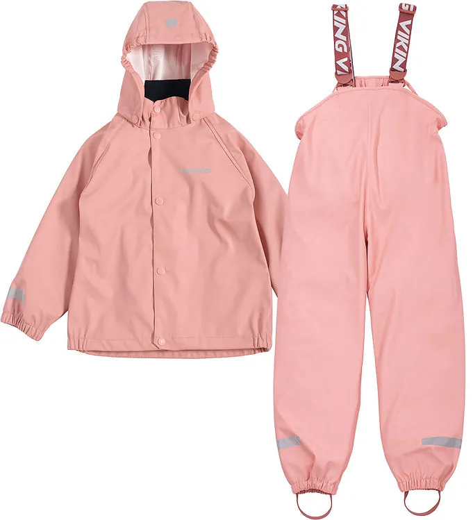 Viking Regntøj m. Seler Indie Light Pink