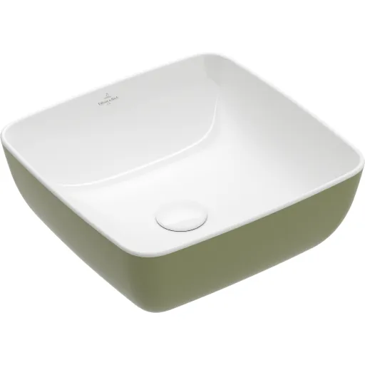 Villeroy & Boch Artis håndvask, 41x41 cm, grøn