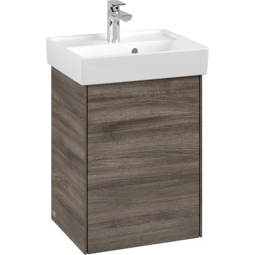 Villeroy & Boch Collaro underskab, 41x34,4 cm, venstre, grå eg