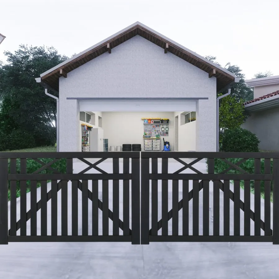 Vinesse Dobbeltlåge 300x98 cm Sort