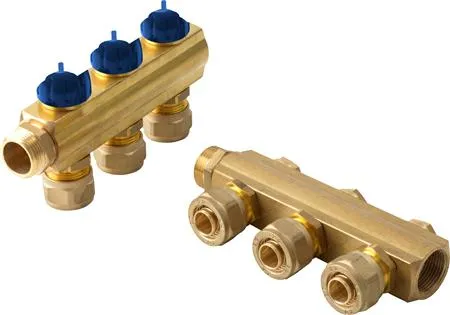 Wavin Tigris Fordelerrørssæt 3/4" x 2-vejs