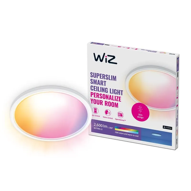 WiZ SuperSlim Loftslampe 22W