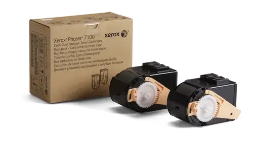 Xerox 106R02602 Cyan toner Twin Pakke Original