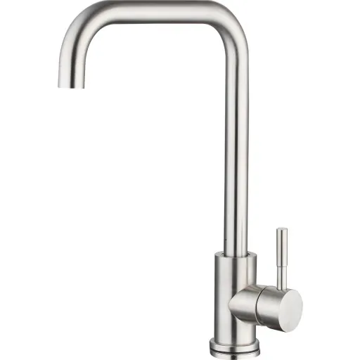 Zen Sanitary køkkenarmatur, børstet rustfrit stål