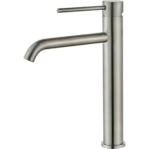 Zen Sanitary Slimline håndvaskarmatur, børstet rustfrit stål