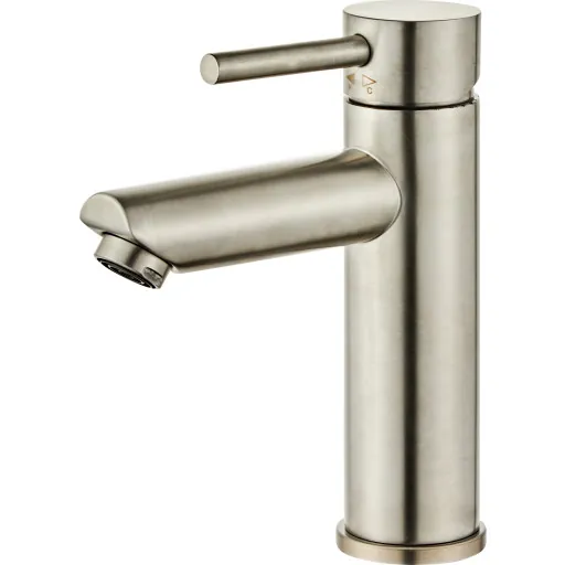 Zen Sanitary Slimline håndvaskarmatur, børstet rustfrit stål