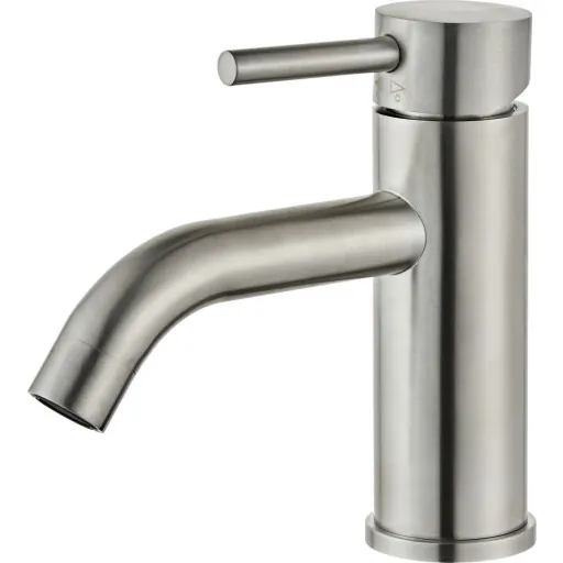 Zen Sanitary Slimline håndvaskarmatur, børstet rustfrit stål