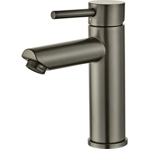 Zen Sanitary Slimline håndvaskarmatur, sort krom
